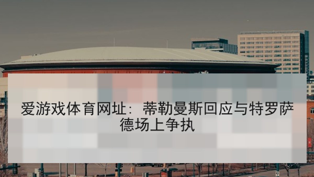 爱游戏体育网址: 蒂勒曼斯回应与特罗萨德场上争执
